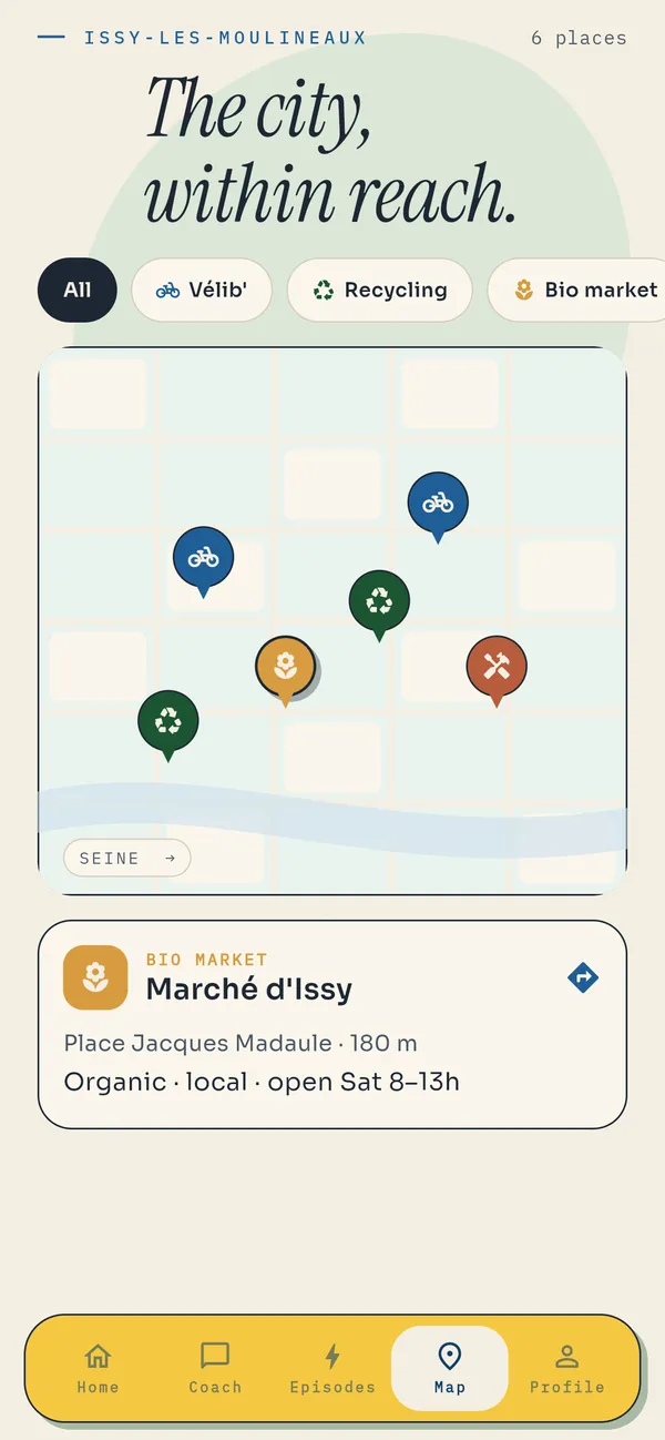 Missy: City map