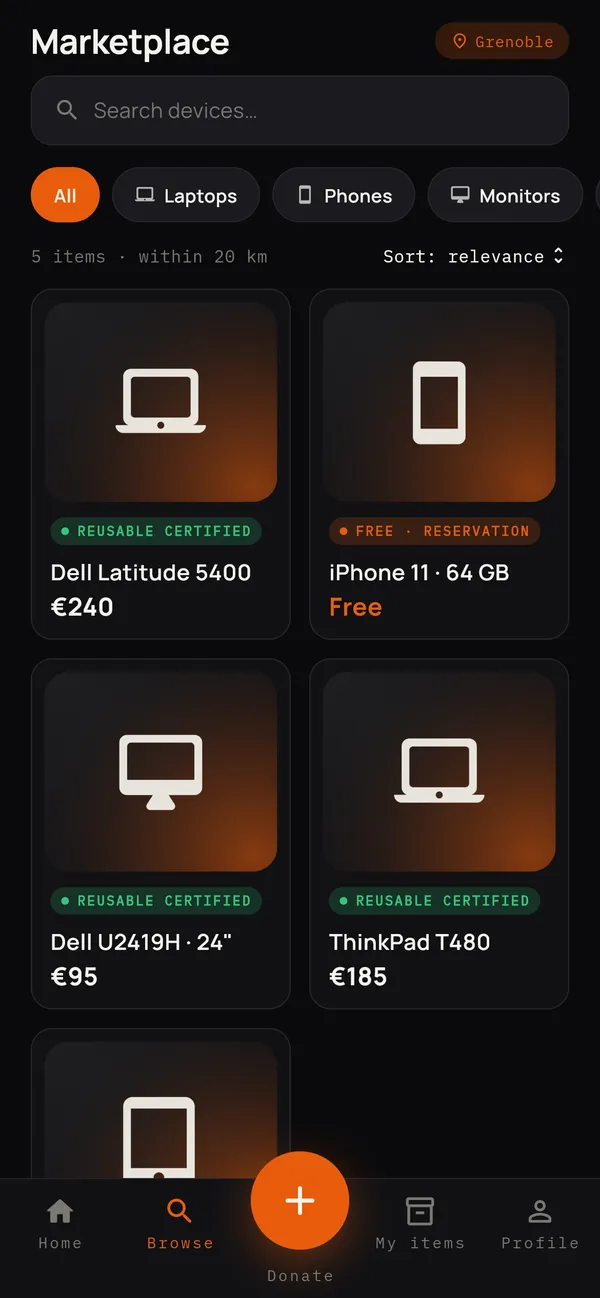 Smart-ALICE: Marketplace